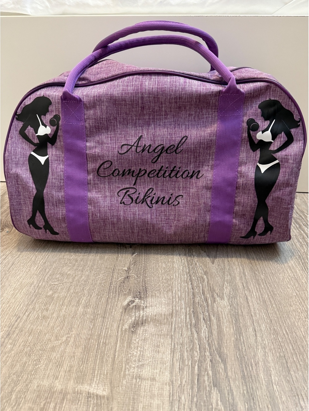 Angel Competition Bikinis Purple Gym or Travel Duffel Tote Bag